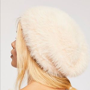 Chaser Faux Fur Slouch Beanies